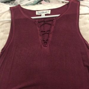 Maroon Tank top